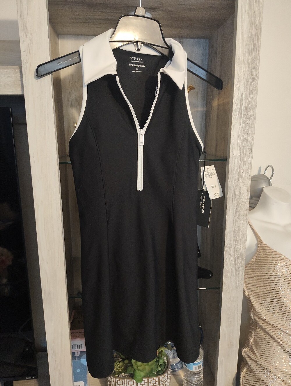 YPB SculptLUX Summer Tennis Dress With Shorts SZ S New With Tags